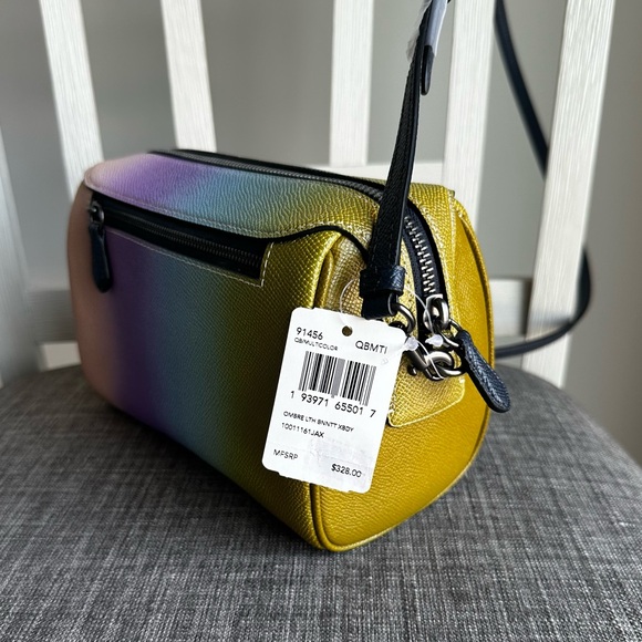 Coach NWT RARE rainbow ombré Bennett Crossbody bag purse 91456 - Picture 9 of 17
